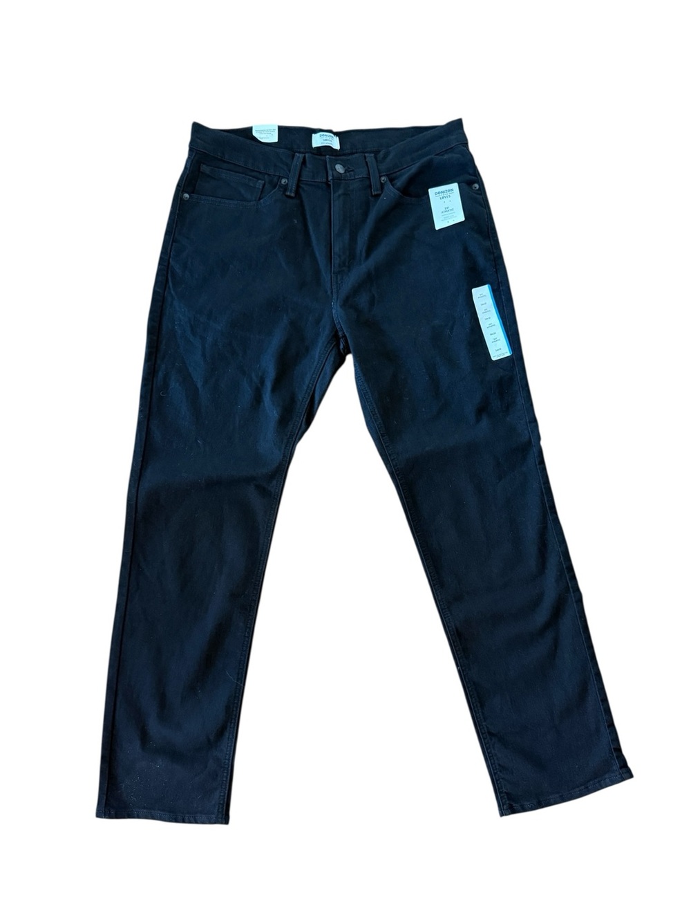 NWT Denizen from Levi's Men's Straight Jeans 231 Athletic  34x32 Black Denim